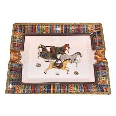 Cigar Ashtray White