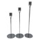 Set 3Pieces Candle Sticks Silver