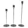 Set 3Pieces Candle Sticks Silver