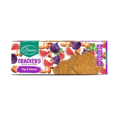 Benina Crackers Figs And Almond 90GR