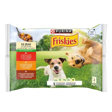 Friskies Dog Mix Beef and Chicken 85GRX4