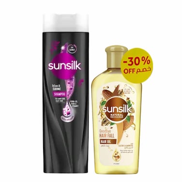 Sunsilk Shampoo Shine 350ML+Hair Oil 250ML