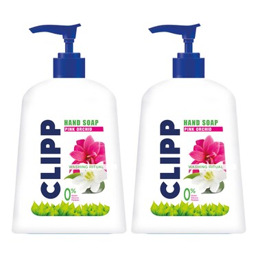 Clipp Hand Soap Pink Orchid 500MLX2 Special price