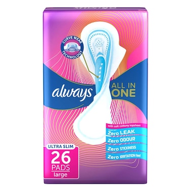 Always Ultra Slim Large 22 Sheet+4 Sheets Free