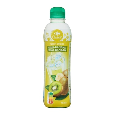 Carrefour Pet Sirop Kiwi Banana Classic 75Cl