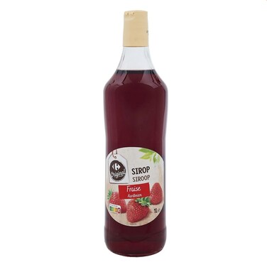 Carrefour Sirop Strawberry Original 1L