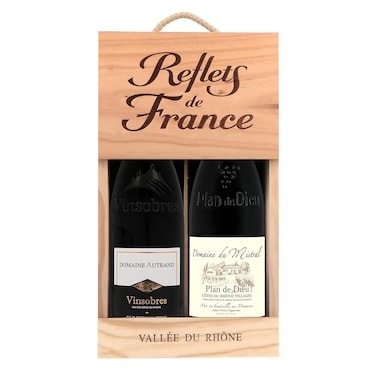 Vallee Du Rhone Red Wine Plan De Dieu + Domaine Autrand  75Cl