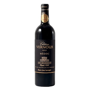 Bourgeois Chateau Vernous Red Wine 75Cl
