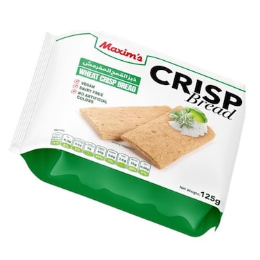 Maxim'S Wheat Crisp Bread 125GR