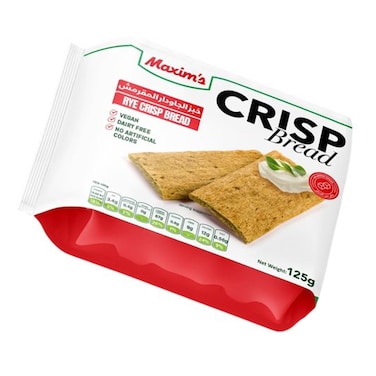 Maxim&#39;S Rye Crisp Bread 125GR