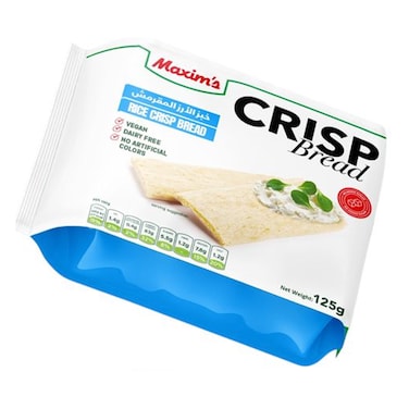 Maxim'S Rice Crisp Bread 125GR