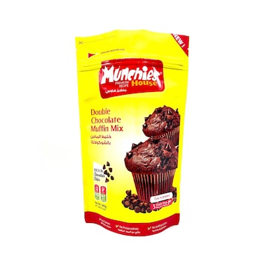 Munchies Double Chocolate Muffin Mix 340GR
