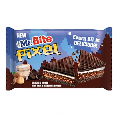 Mr.Bite Pixel Black And White Hazelnt 30GR