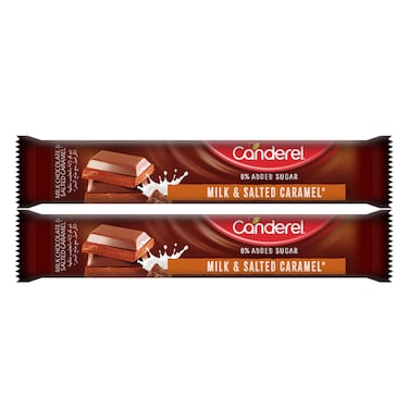 Canderel Chocolate Milk And Salted Caramel 30GRX2 Special Price