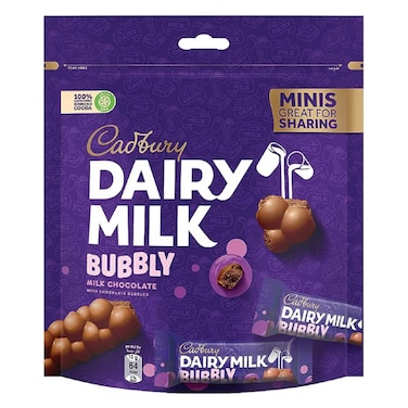 Cadbury Minis Bubbly Chocolate 156GR