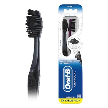 Oral B Toothbrush 3D Charcoal Soft