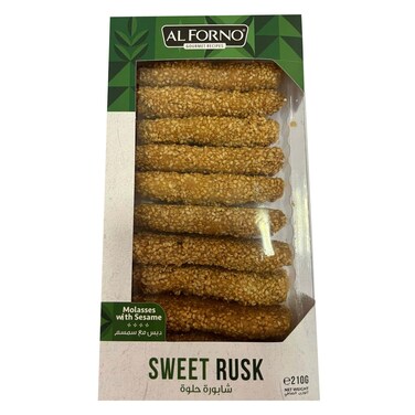 Alforno Sweet Rusks Molases 190GR