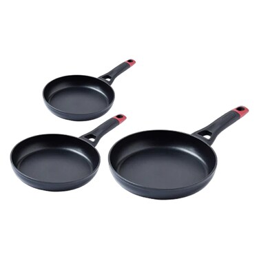Pyrex Optima 3Pieces Frypan 20CM+24CM+28CM