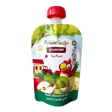 Natura Spoon Apple Banana Kiwi 100GR