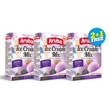 Aruba Ice Cream Mix Berries 70GR 2+1 Free