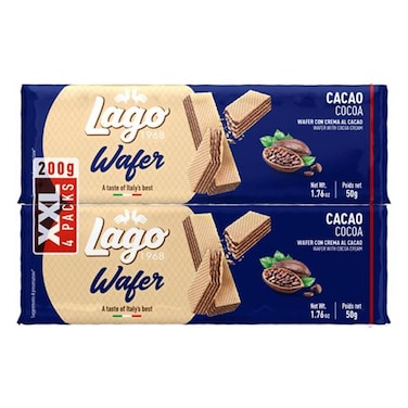 Lago Wafer Multipack Cocoa 4X50GR