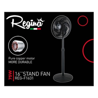 Regina Stand Fan 16 Inch 220V/50Hz 40W