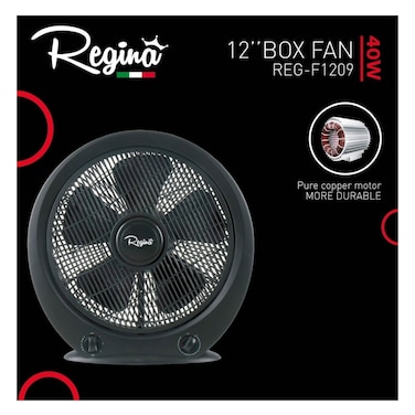 Regina Box Fan 12 Inch 220V/50Hz 40W