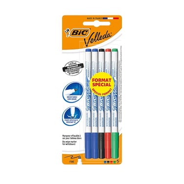 Bic Bic Velleda 1721 Blister Of 5