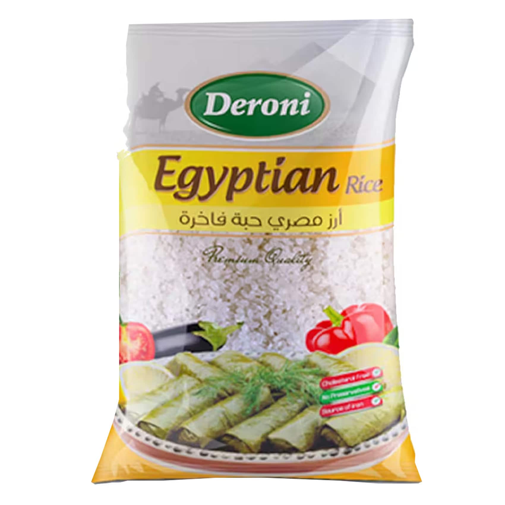 Buy Deroni Egyptian Rice 4.5KG + 500GR Free Online | Carrefour Lebanon