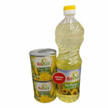 Mirasol Sunflower Oil 1L + Corn 340GR X2