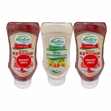Kontee Ketchup 510GR X2 + Mayo 460ML
