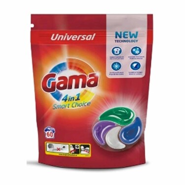 Gama Laundry Detergent Pods 60X22GR