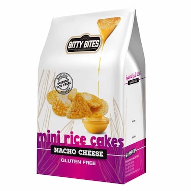 Bitty Bites Rice Cake Nacho Cheese 50GR