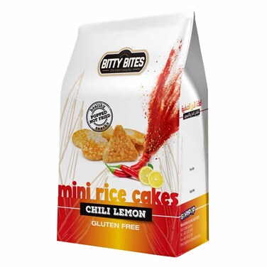 Bitty Bites Rice Cake Chilli And Lemon 50GR