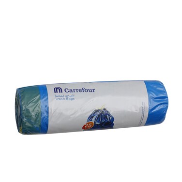 Carrefour Trash Bags Handle 40X50CM 25Pieces