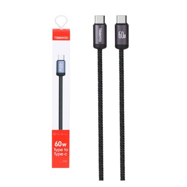 Tranyoo C To C Cable 60W Black