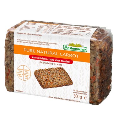 Mestemacher Ncarrot Oat Bread 300GR