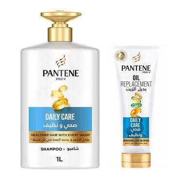 Pantene Shampoo Daily Care 1L+With Cream