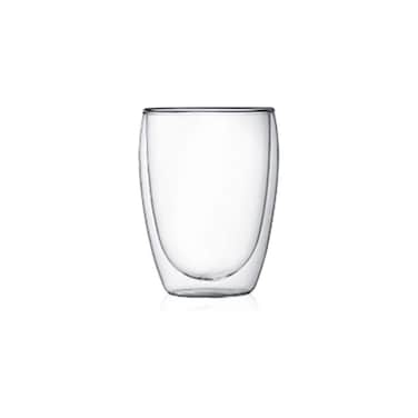 1 Piece Double Wall Glass Cup 380ML