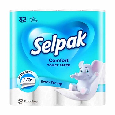 Selpak Toilet Roll Comfort 24+8 Rolls