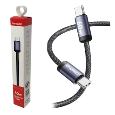 Tranyoo C To C Cable 60W Black