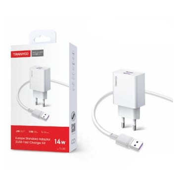 Tranyoo Eu Adapter 2Usb 14W Charger White