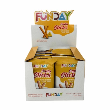 Funday Biscuit Stick Cheese 36GRX12