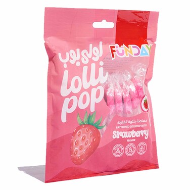 Funday Lollipop Strawberry 880GR