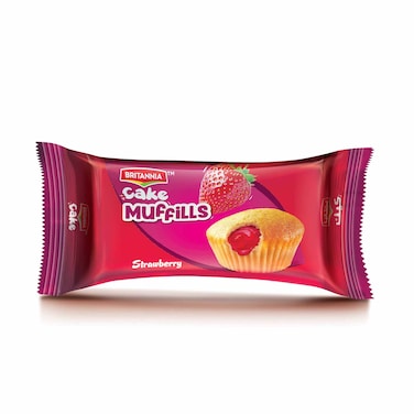 Britannia Strawbery Cake Muffls 30GR