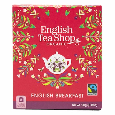 English Tea Organic Breakfast 8 Sheets