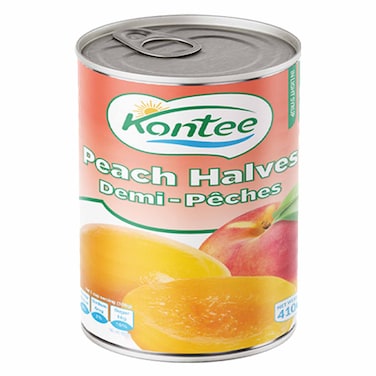 Kontee Peach Halves 410GR