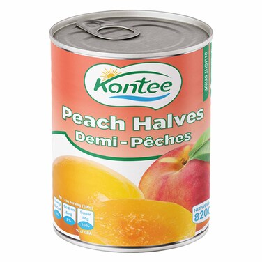 Kontee Peach Halves 820GR