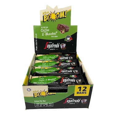Its A Boom Coffee Hazelnut Bar 40GRX12