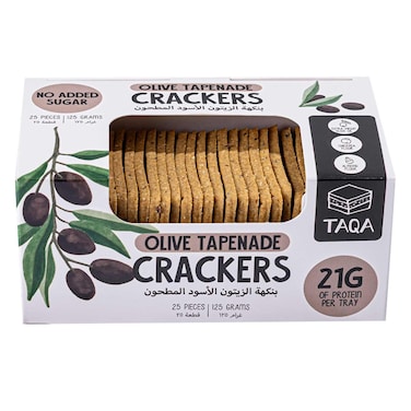 Taqa Vegan Olive Tapenade Crackers 125GR